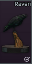 Raven figurine